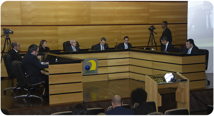 Foto da reunião do Conselho Diretor da Anatel