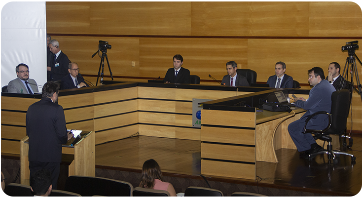 Foto da reunião do Conselho Diretor da Anatel