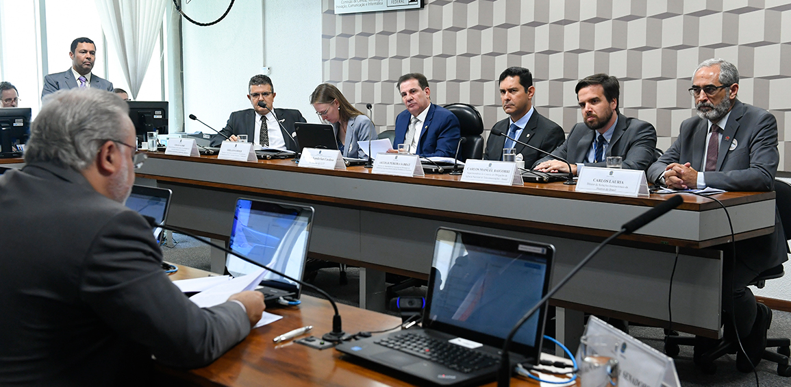 Foto da reunião da Comissão