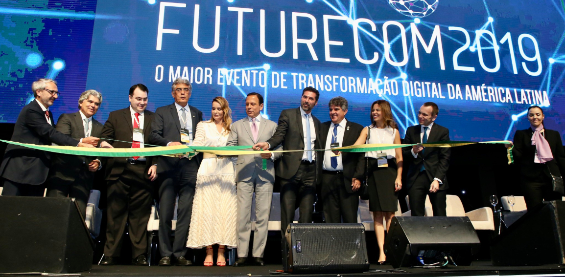 Foto da abertura do Futurecom 2019