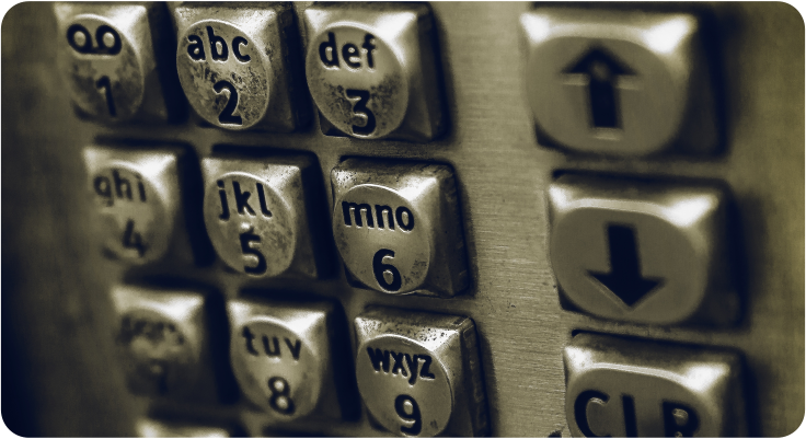 Teclado de telefone