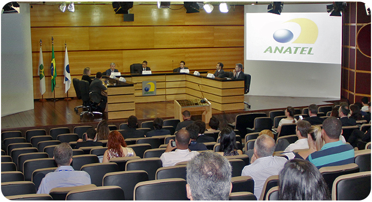 Imagem do auditório do “Workshop sobre a adaptação do regime de concessão em regime de autorização”