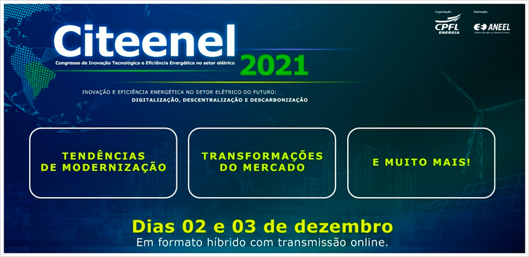 Inscrições abertas para o CITEENEL 2021