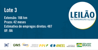 Linha de transmissão do Lote 3 fica com a Rialma Administração e Participações S.A.