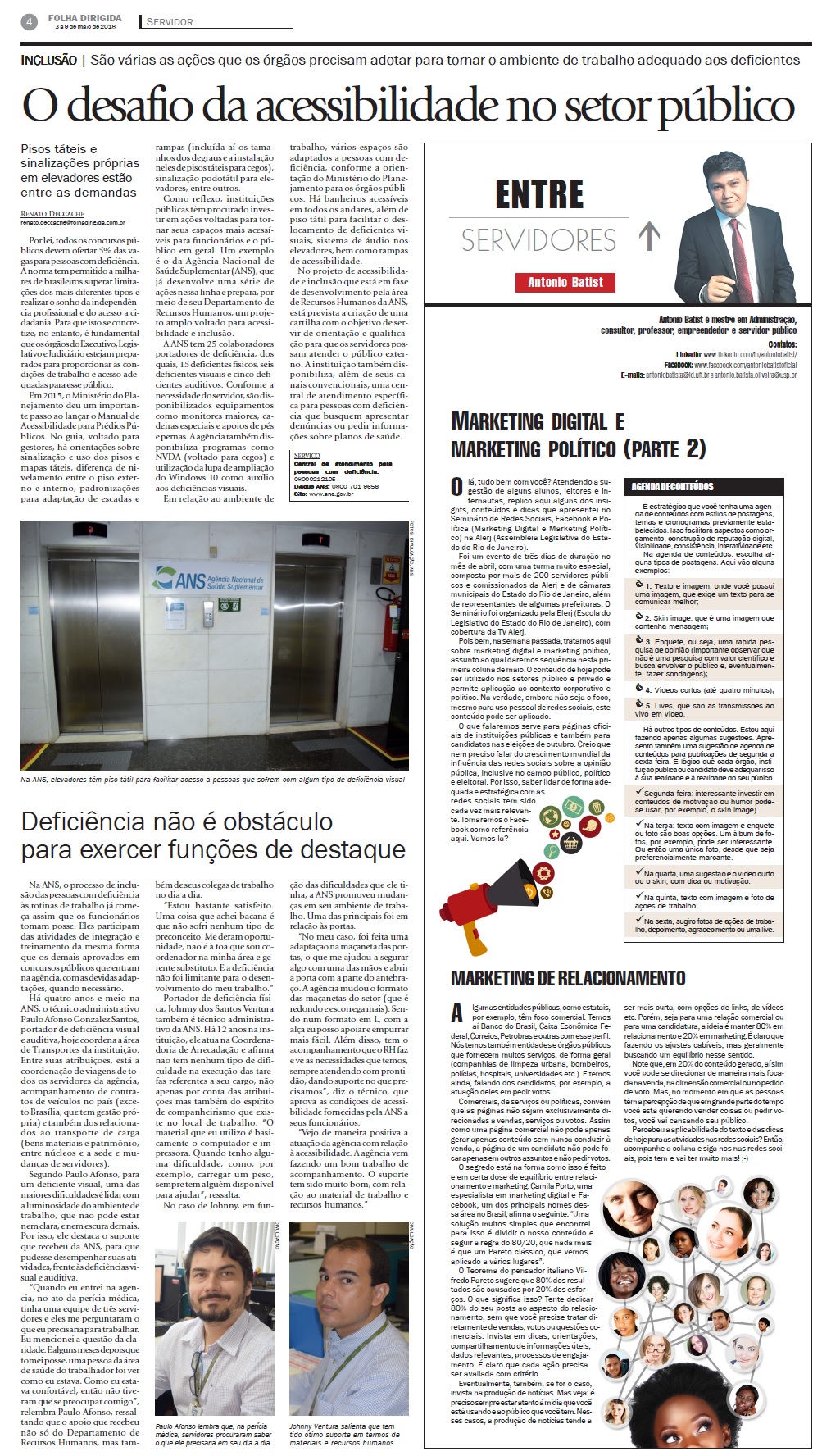 Folha Dirigida 03.05.2018 acessibilidade no serviço público