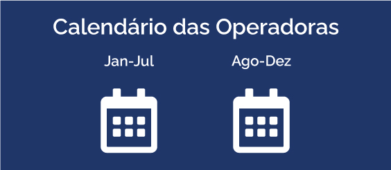 Calendário das Operadoras