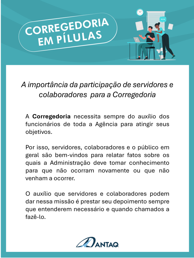 A Importância da Participação dos Servidores e Colaboradores para a Corregedoria