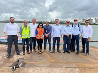 Diretores da ANTAQ visitam instalações portuárias de Belém (PA)