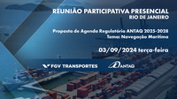 ANTAQ realiza primeira reunião participativa para discutir Agenda Regulatória 2025-2028