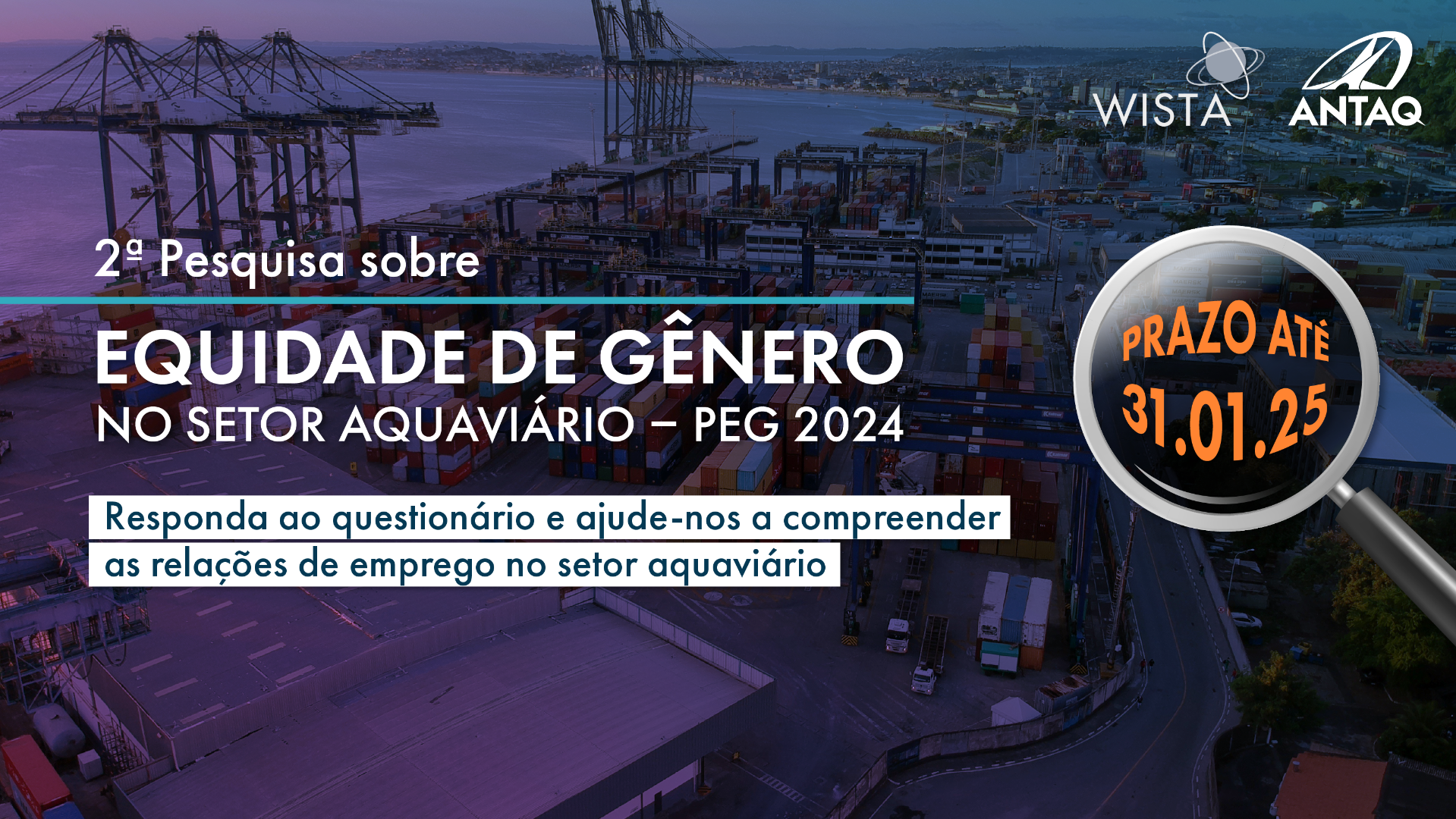 A pesquisa, que foi reformulada para essa edição, pode ser respondida até o dia 31 de janeiro de 2025