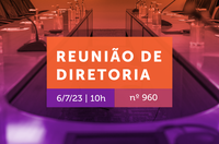 Acompanhe a 960ª Reunião de Diretoria da ANTT (ReDir)