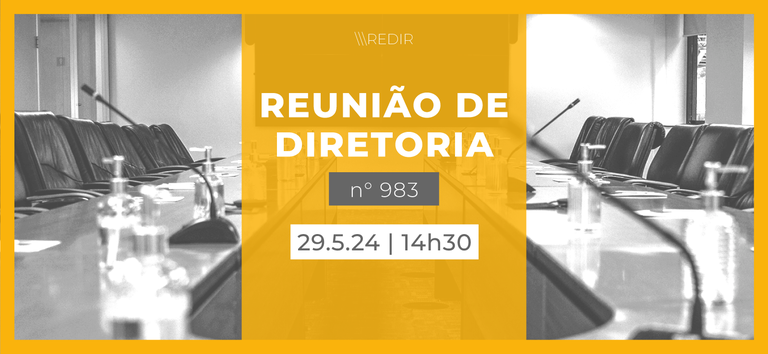 Acompanhe a 983ª Reunião de Diretoria da ANTT (ReDir)