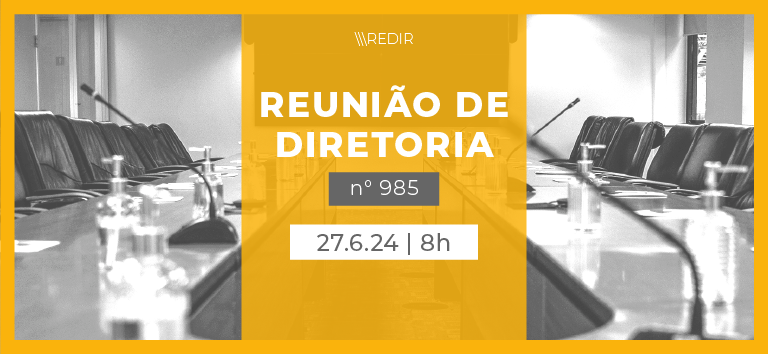 Acompanhe a 985ª Reunião de Diretoria da ANTT (ReDir)