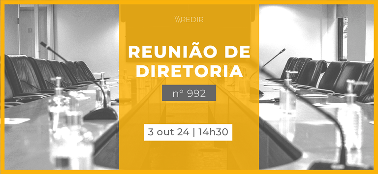 Acompanhe a 992ª Reunião de Diretoria da ANTT (ReDir)