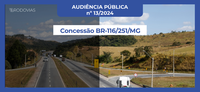 ANTT abre audiência pública para colher sugestões ao projeto da rodovia BR-116/251/MG