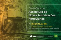 ANTT anuncia assinatura de cinco novas autorizações ferroviárias