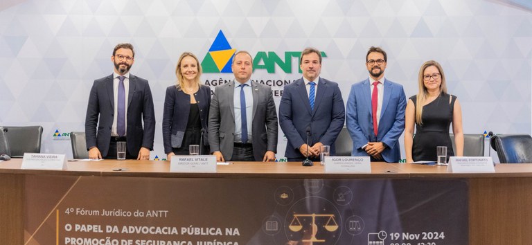 ANTT debate o papel da advocacia pública na promoção de segurança jurídica no 4º Fórum Jurídico