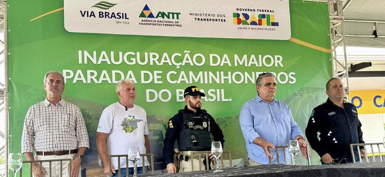 ANTT inaugura Ponto de Parada e Descanso na BR-163 em Novo Progresso (PA)