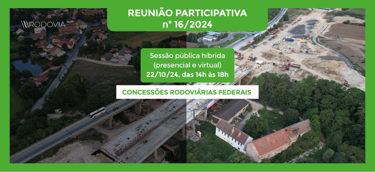 ANTT promove Reunião Participativa para discutir regulação de desapropriações em concessões rodoviárias