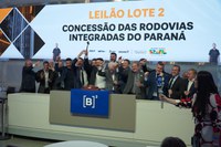 Consórcio Infraestrutura PR vence leilão do lote 2 das rodovias do Paraná