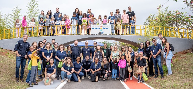 Servidores da ANTT e filhos visitam a Transitolândia