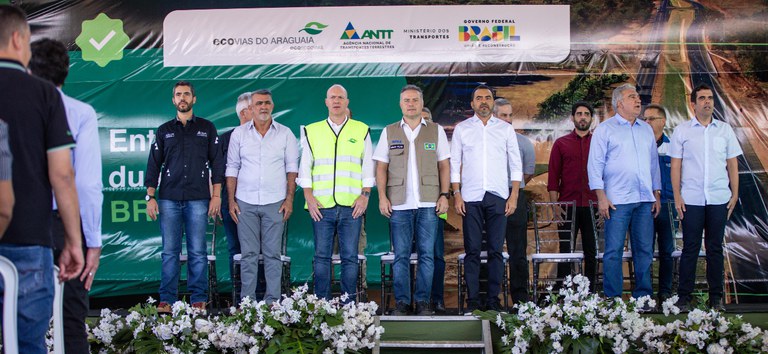 Transportes, ANTT e Ecovias entregam, com dois meses de antecedência, o 1º trecho duplicado da BR-123, em Tocantins