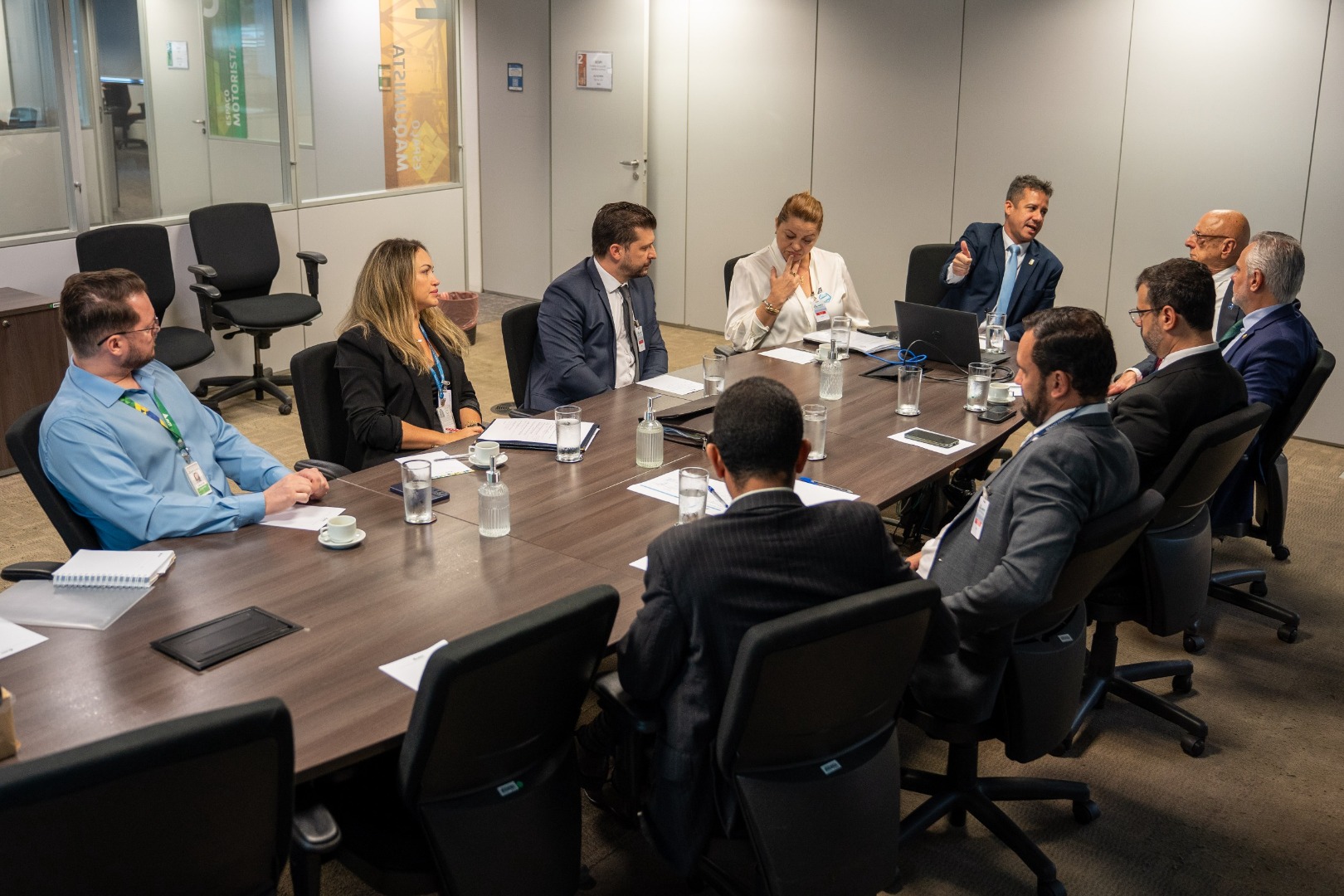 Reunião com a Prefeita de Içara/SC, Dalvania Cardoso, Senador Esperidião Amin e Senador Beto Martins - 16/10/24