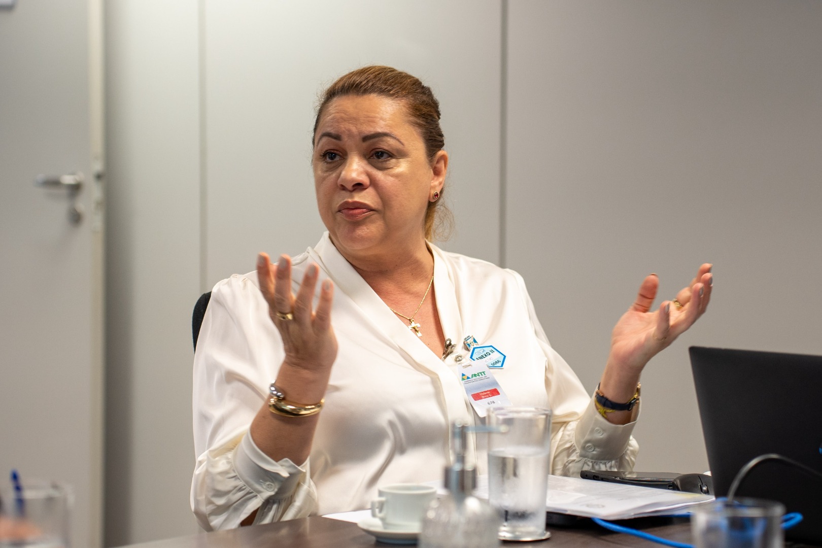 Reunião com a Prefeita de Içara/SC, Dalvania Cardoso, Senador Esperidião Amin e Senador Beto Martins - 16/10/24