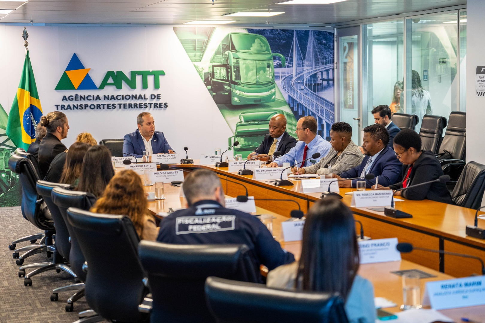 Visita da delegação sul-africana da C-BRTA - 24/4/2024