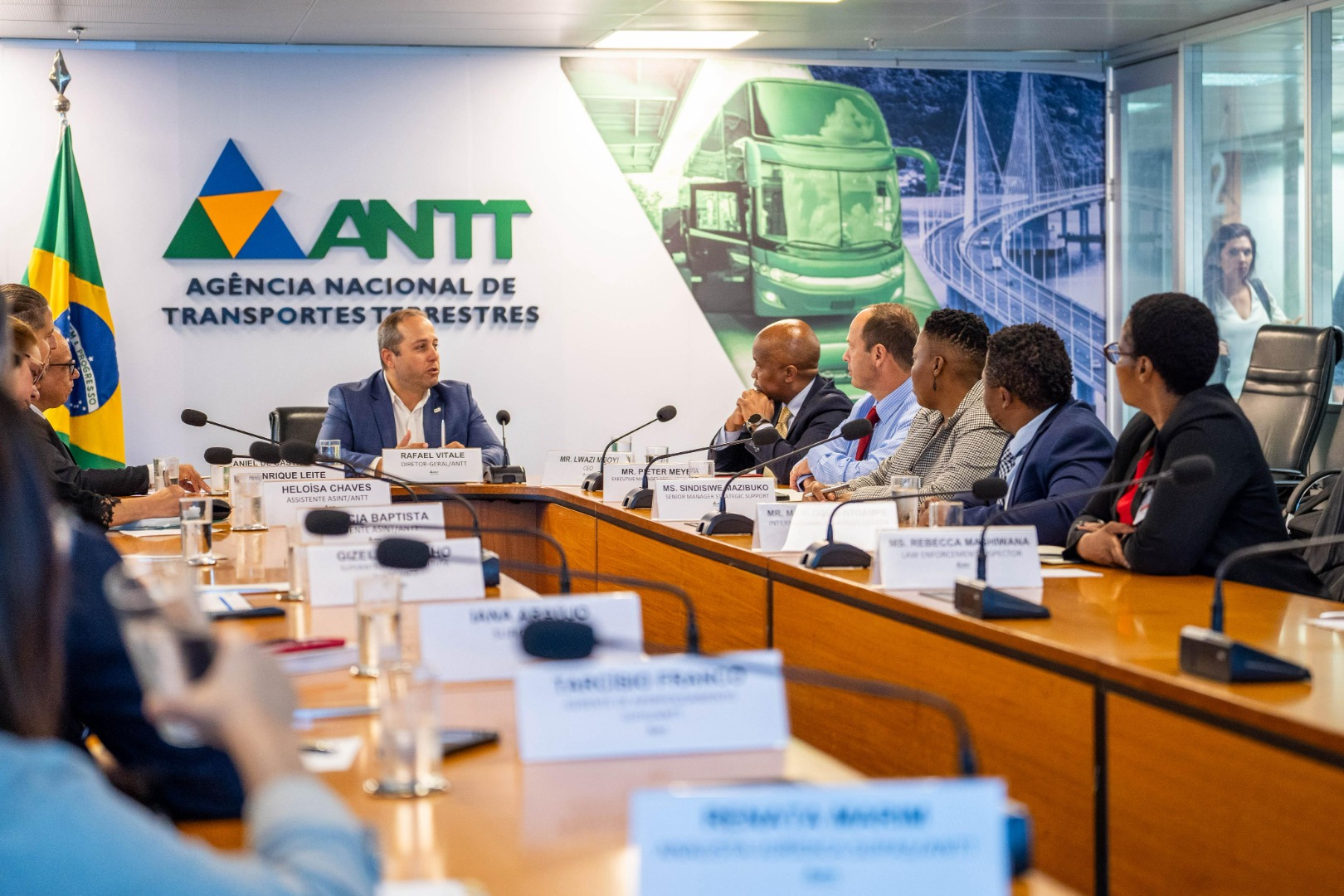 Visita da delegação sul-africana da C-BRTA - 24/4/2024