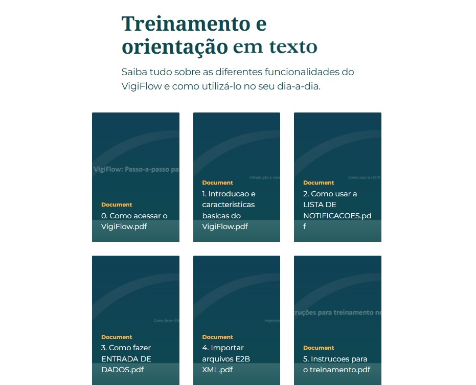 Treinamento para VigiMed em texto