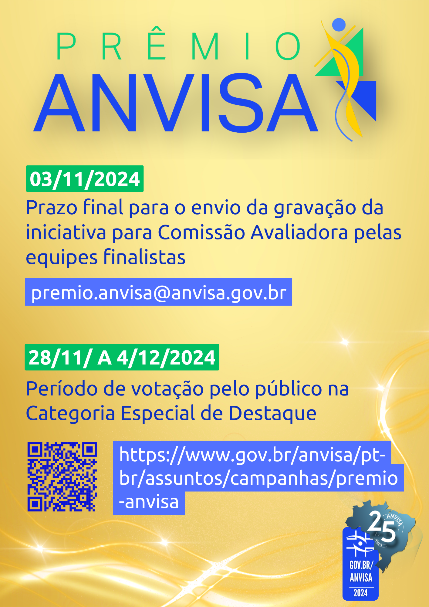 Banner premio Anvisa