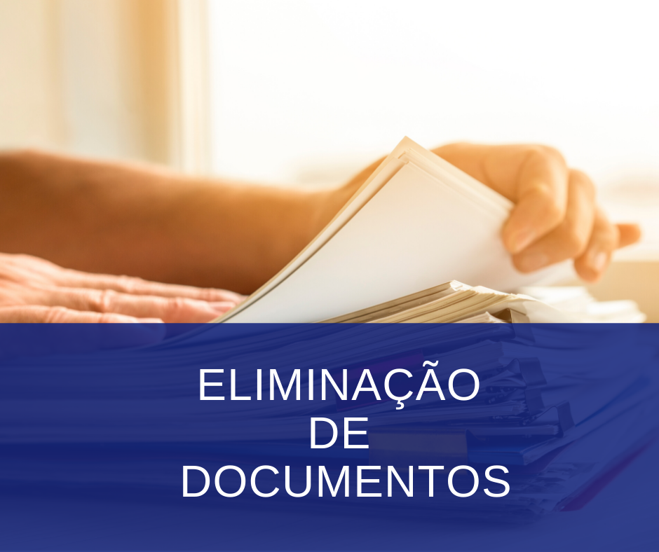 eliminação de documentos