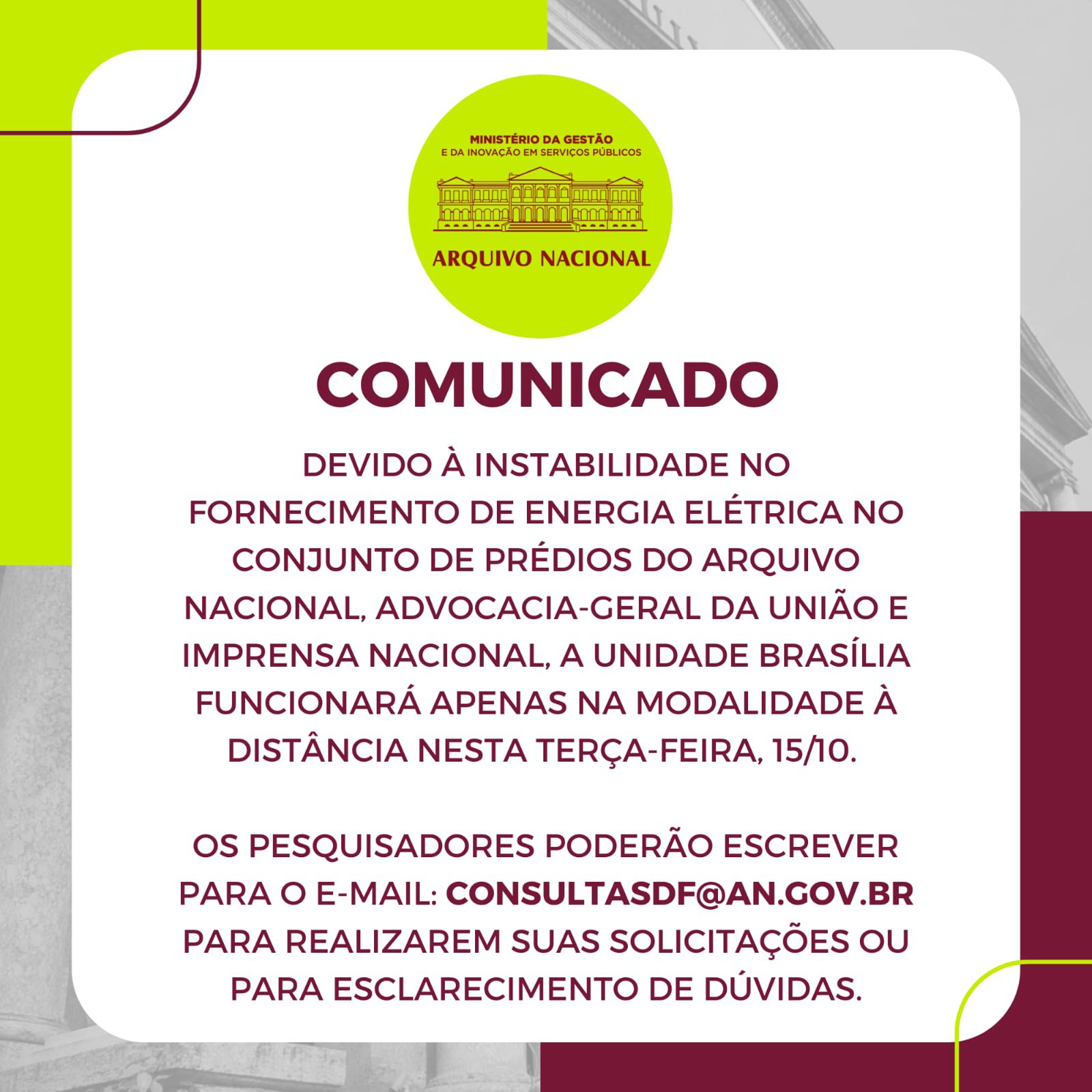 Comunicado