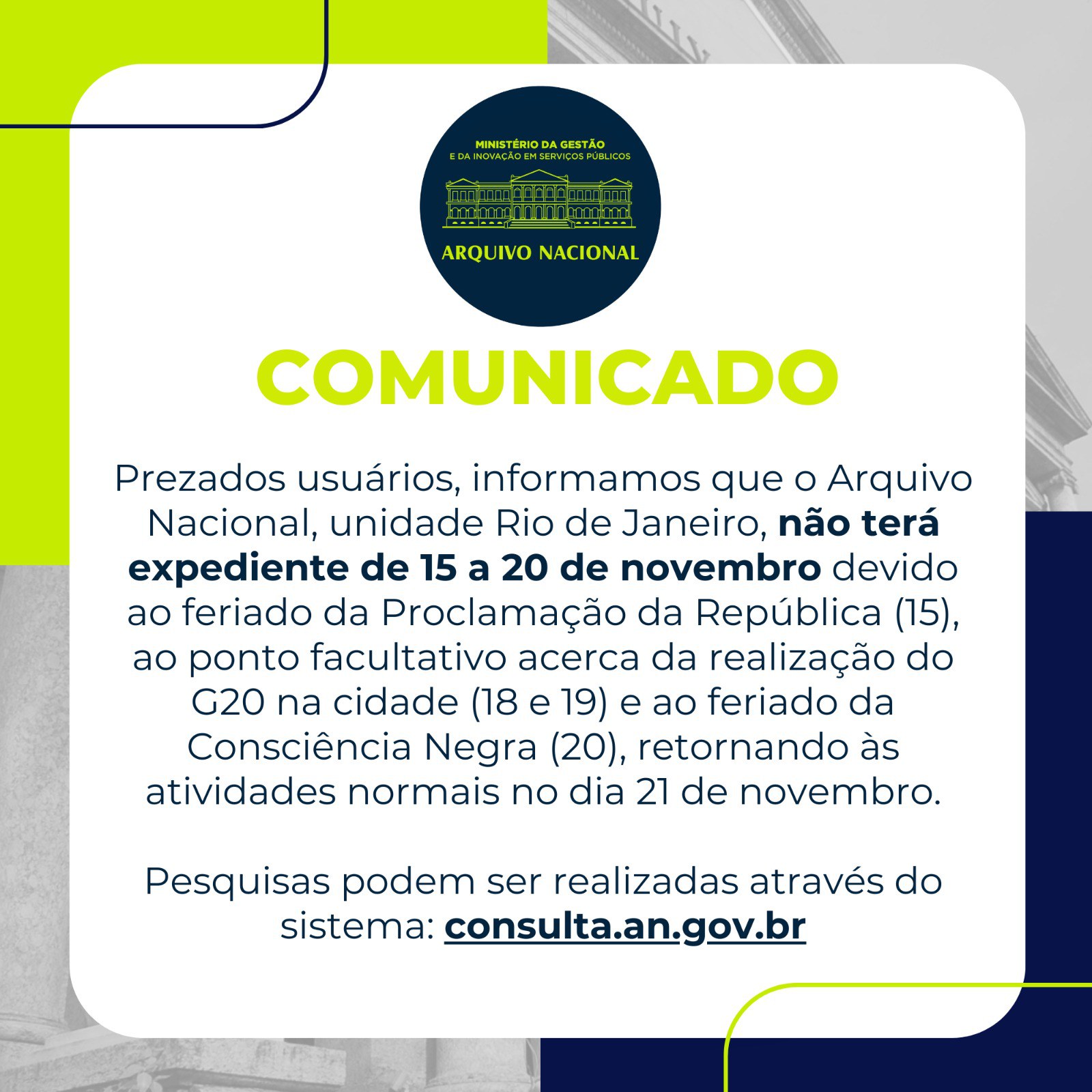 Comunicado