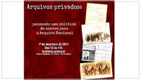 Arquivos privados: pensando uma política de acervo para o Arquivo Nacional - 1/12
