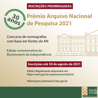 Prêmio Arquivo Nacional de Pesquisa 2021