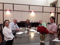 Reunião sobre parceria entre Arquivo Nacional e Instituto Moreira Salles