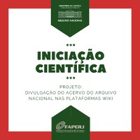 Vaga de iniciação científica no Arquivo Nacional