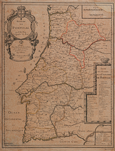 Mapa de Portugal anos 60 Rio Tinto • OLX Portugal