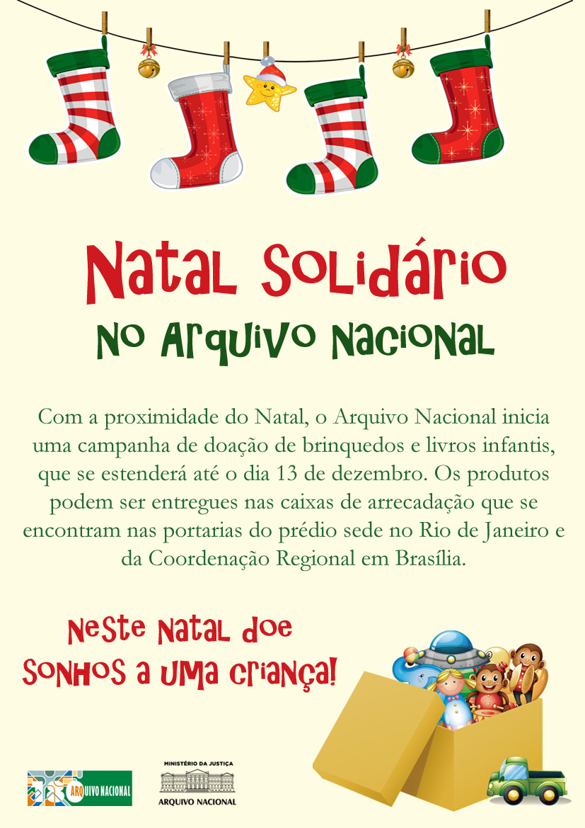 Natal Solidário no Arquivo Nacional — Arquivo Nacional