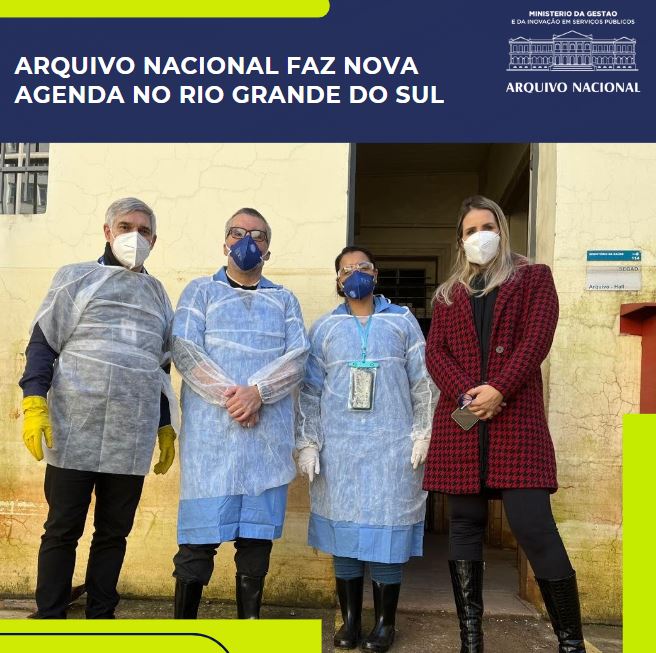 Equipe técnica do Arquivo Nacional ficará um mês na região