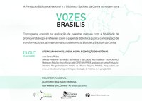 Biblioteca Euclides da Cunha Convida | Programa Vozes Brasilis - Literatura Infanto juvenil  negra e contação de histórias