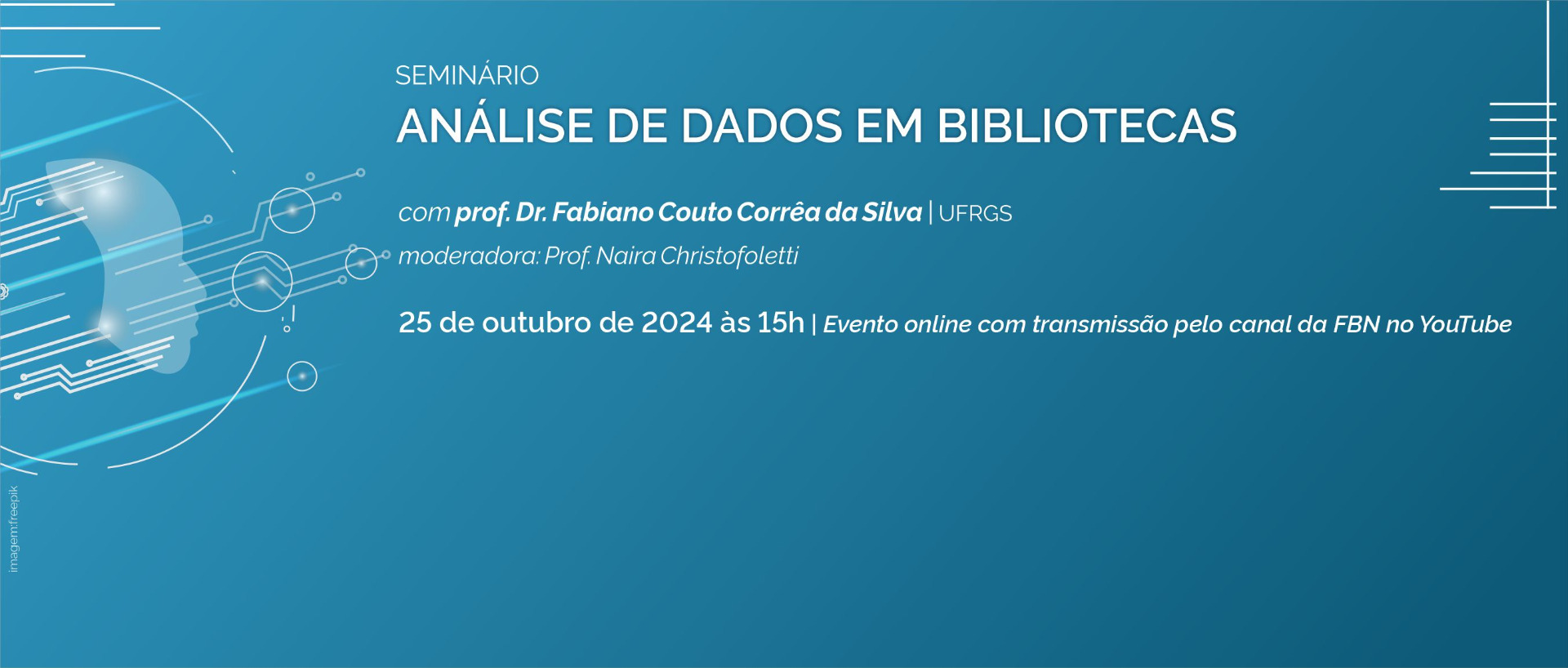 BN Convida | Seminário "Análise de Dados em Bibiotecas"