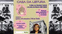 Casa da Leitura Convida | O Olhar na LiteraturaTeatral e na obra do Mestre Eihei Dogen