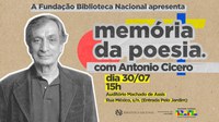 Antônio Cícero é o convidado na próxima edição do “Memória da Poesia Brasileira”, na Biblioteca Nacional