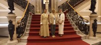 Biblioteca Nacional recebe comitiva do Emirados Árabes