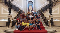FBN recebe a visita dos jovens da Casa de Acolhida Frei Carmelo Cox, da Associação AMAR