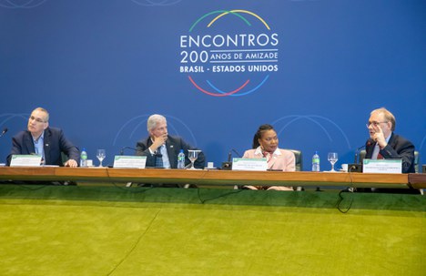 Painel sobre interseções culturais no “Seminário Encontros 200 anos de amizade Brasil e Estados Unidos”