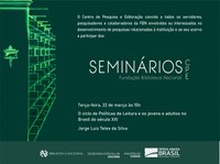 Seminários do CPE | Políticas de promoção de leitura no Rio de Janeiro contemporâneo